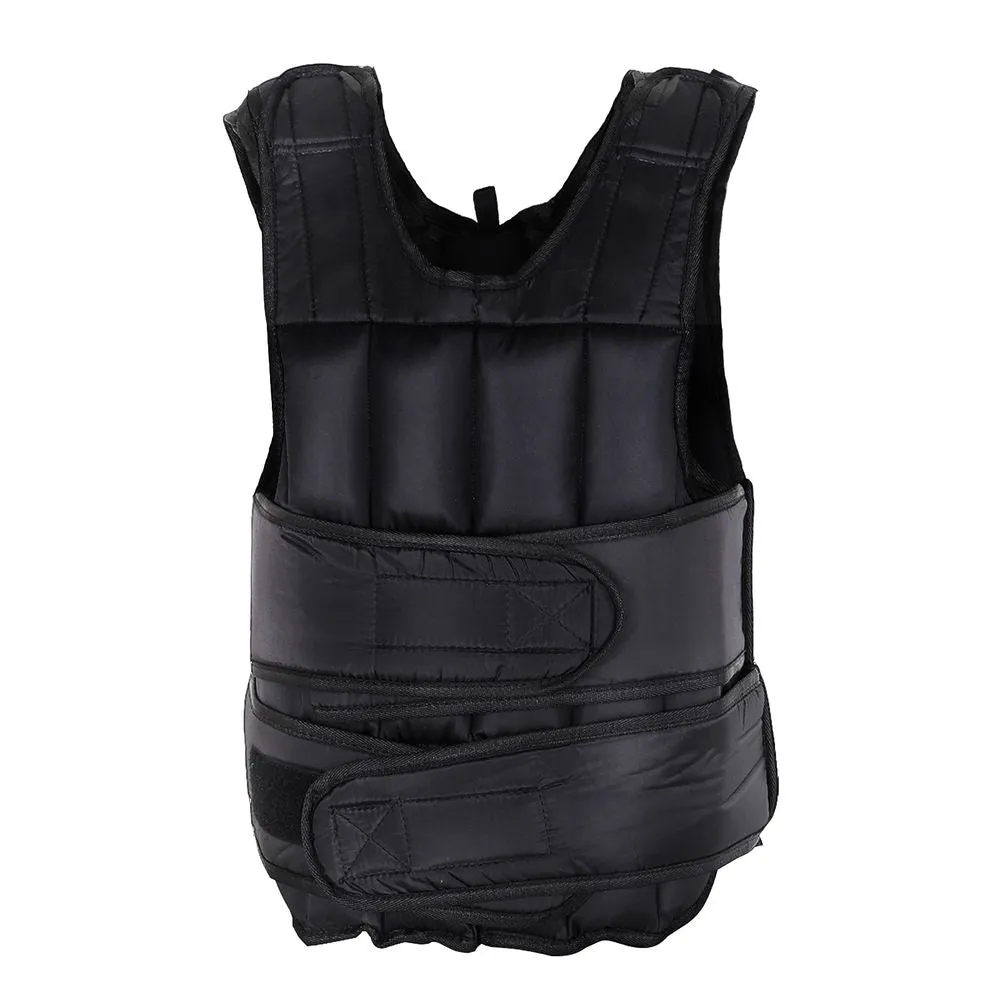 15KGS Adjustable Weight Vest Running Gym Training Weight Loss, Black