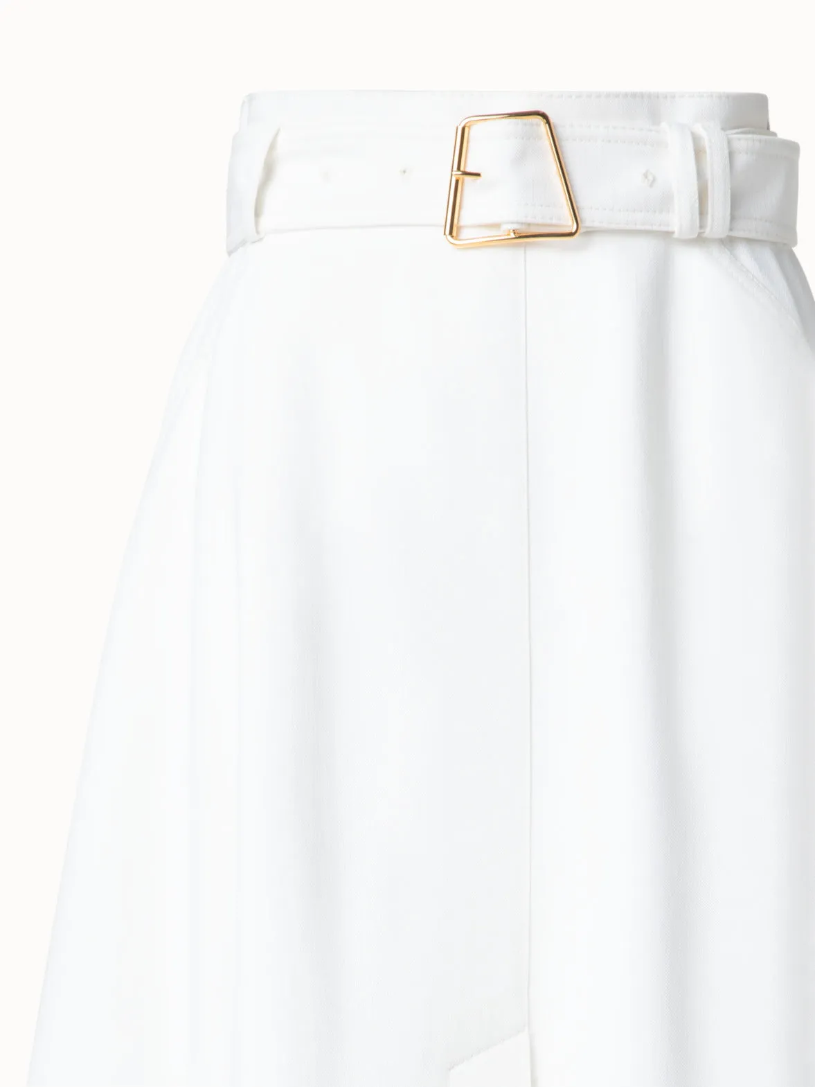 A-Line Denim Skirt in Cotton