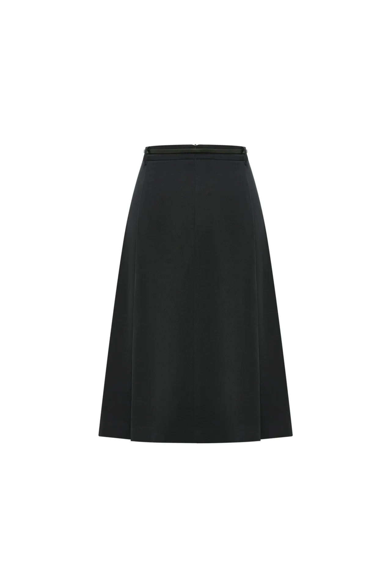 A-Line Midi Skirt