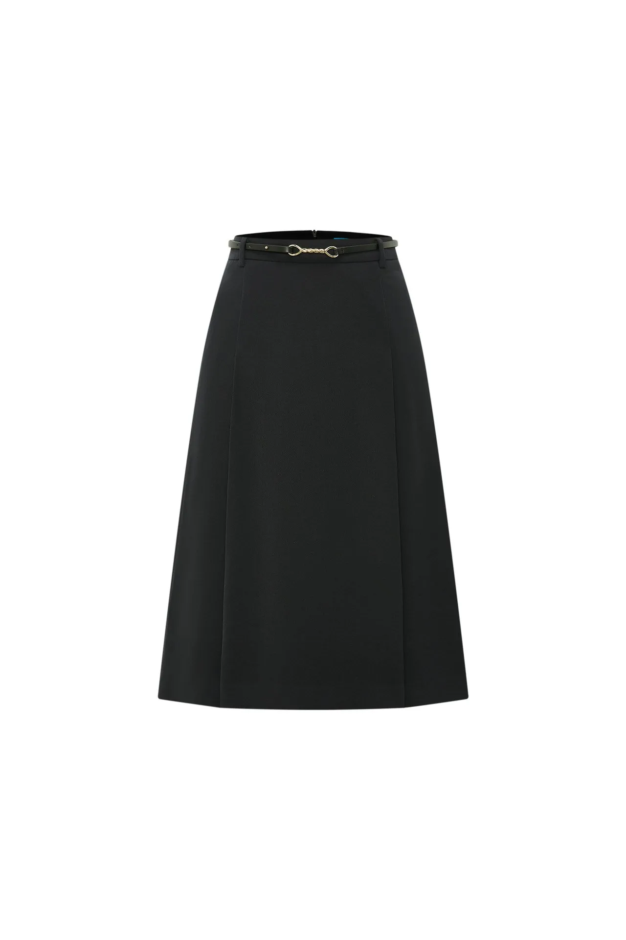 A-Line Midi Skirt