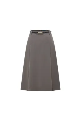 A-Line Midi Skirt