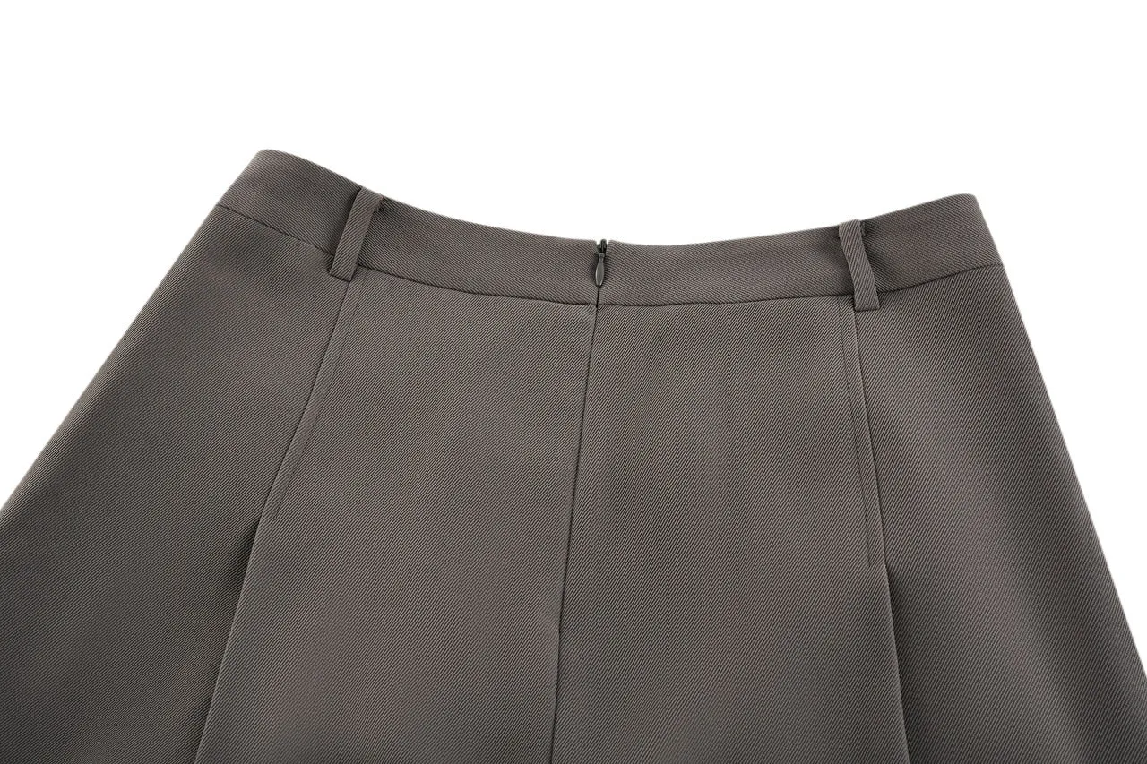 A-Line Midi Skirt