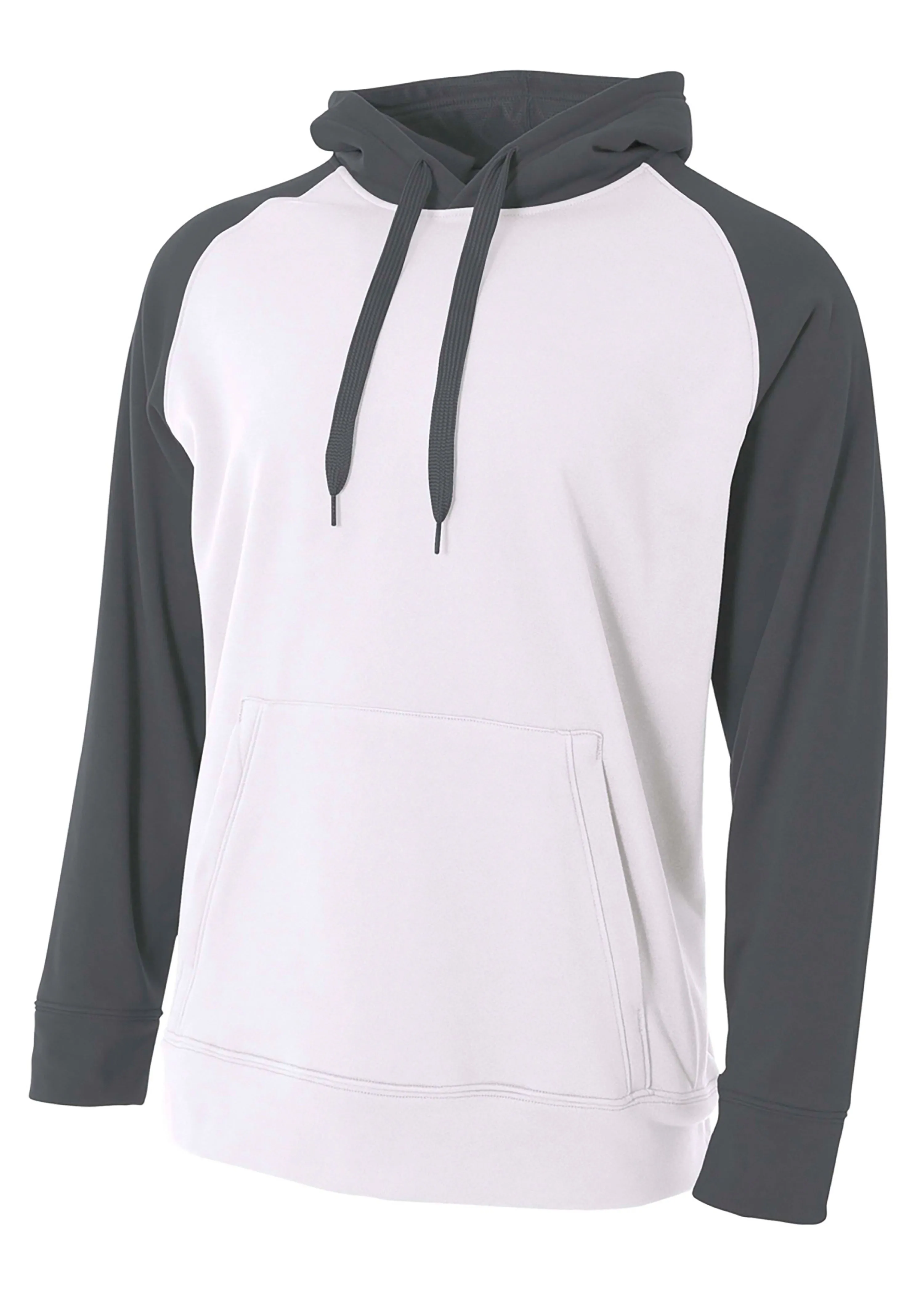 A4 Mens Color Block Tech Fleece Hoodie