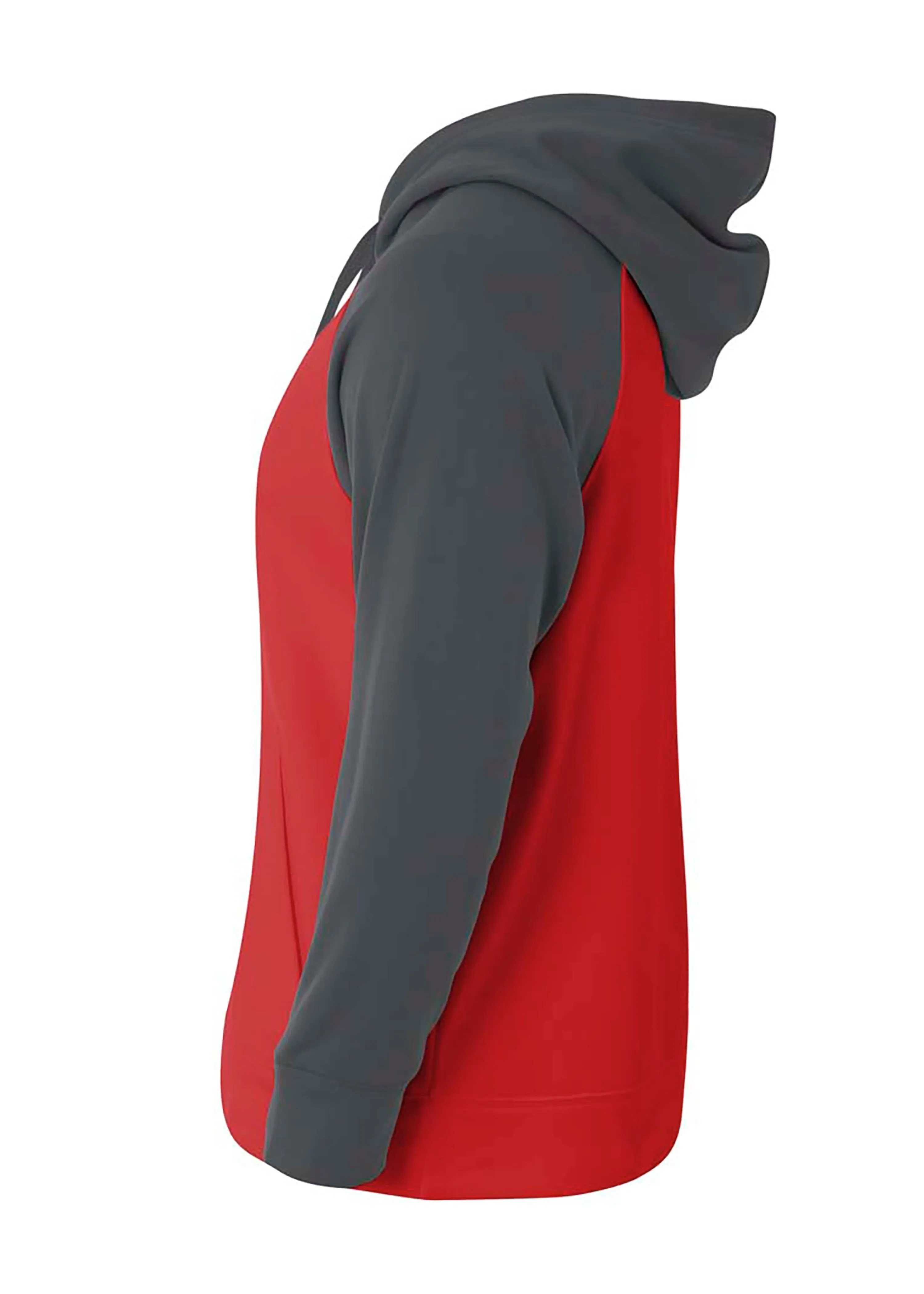 A4 Mens Color Block Tech Fleece Hoodie