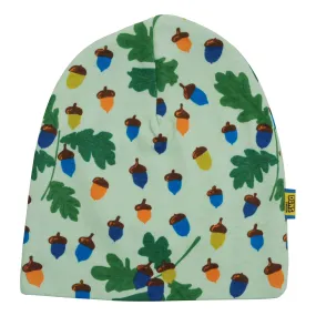 Acorns Double Layer Hat - Pastel Green - 2 Left Size 4-6 & 8-10 years