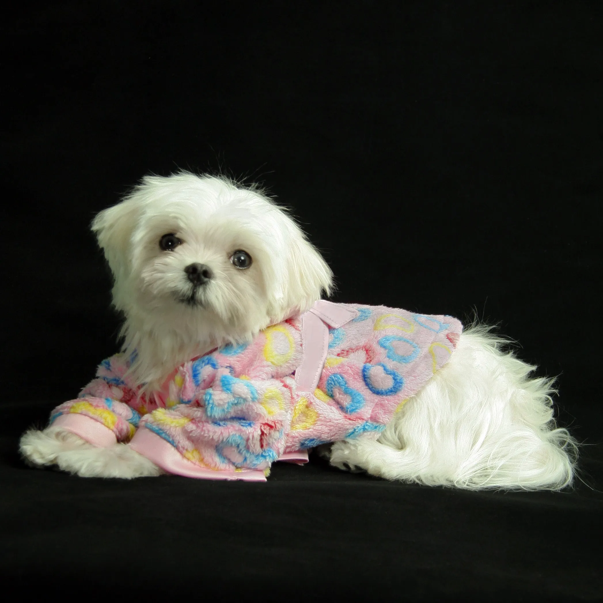 ALMOST GONE - Heart Candy Handmade Ultra Plush Fleece Robe