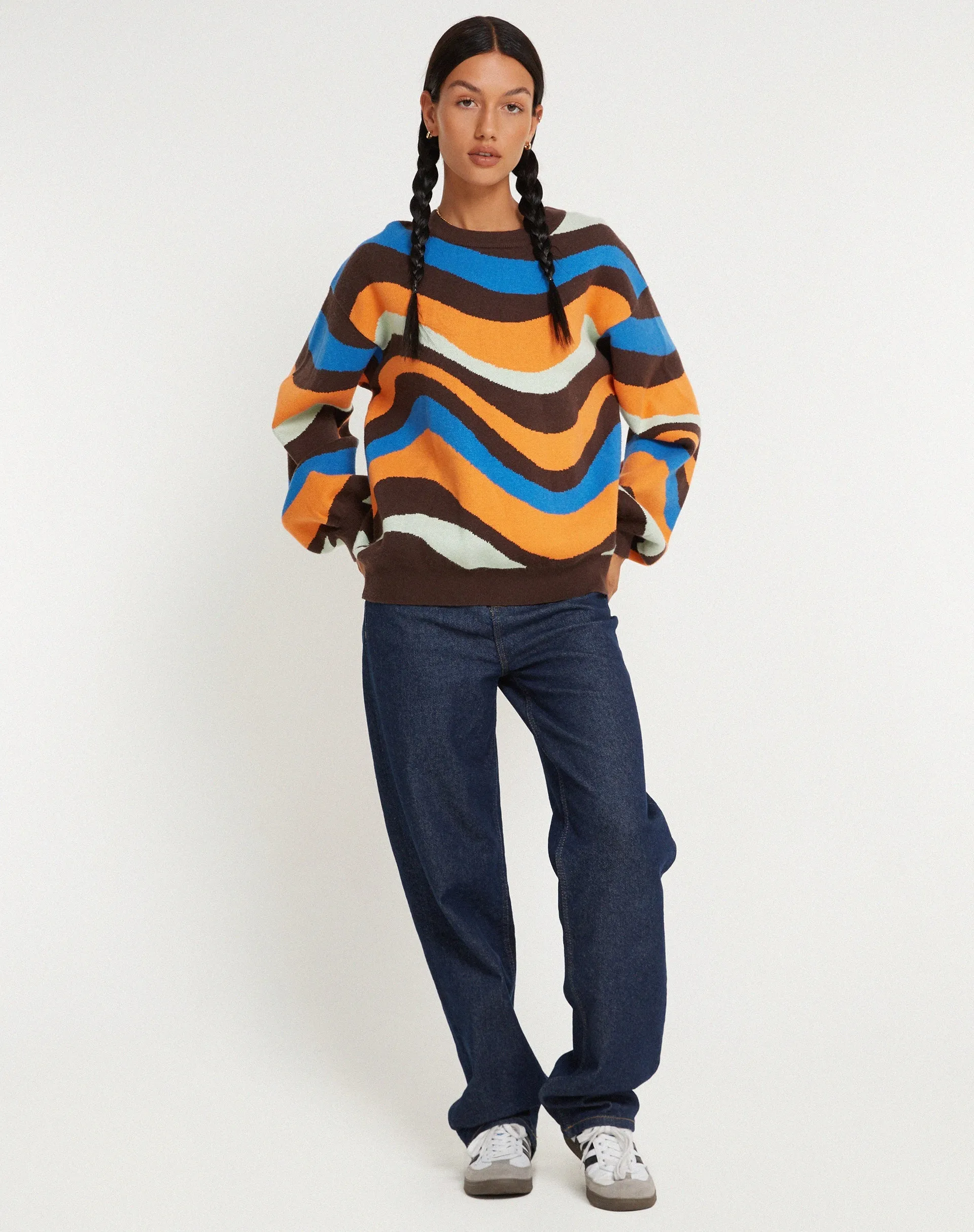 Ammaria Jumper in Wavy Rainbow