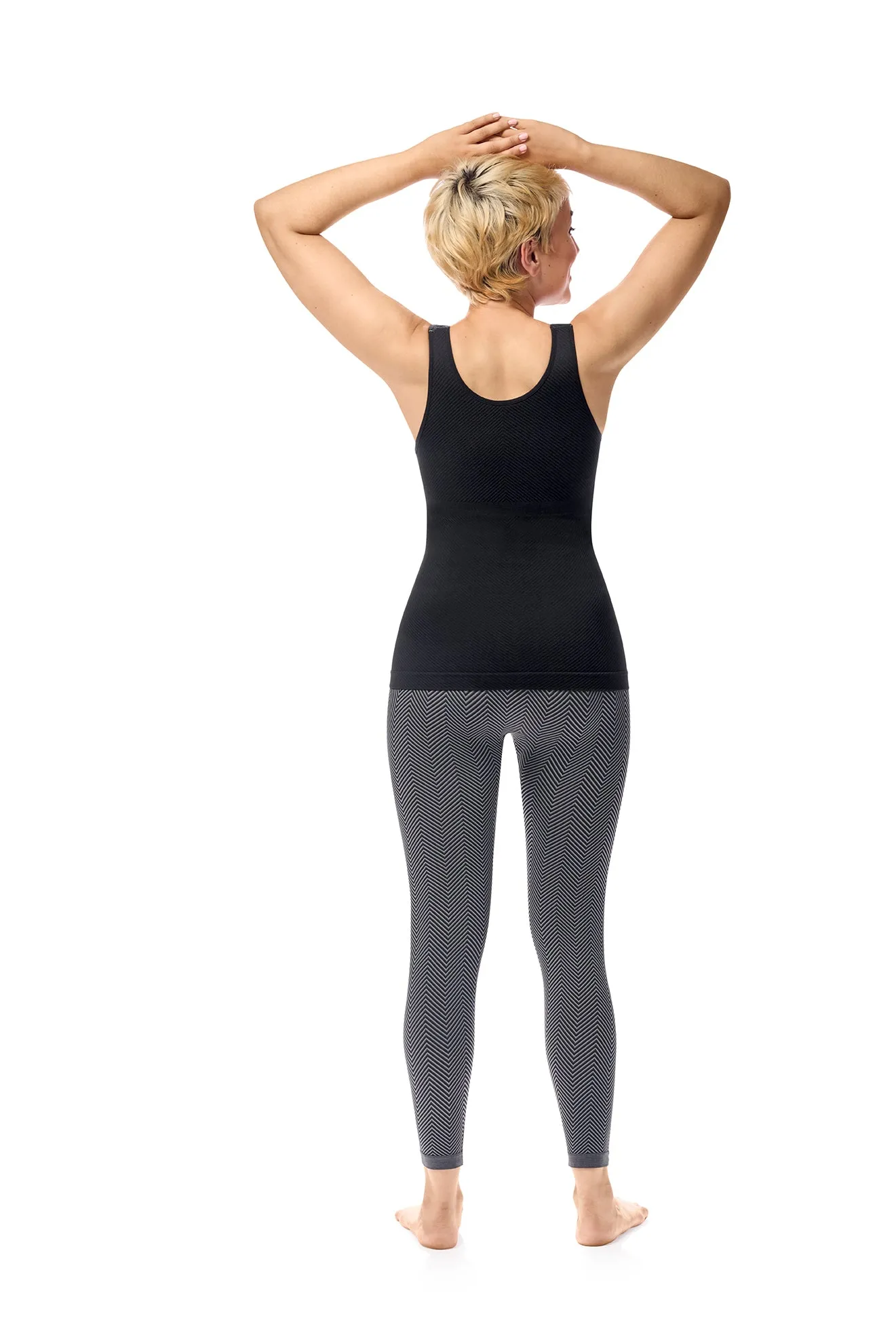 Amoena Liane Lymphoedema Leggings - Black/Grey