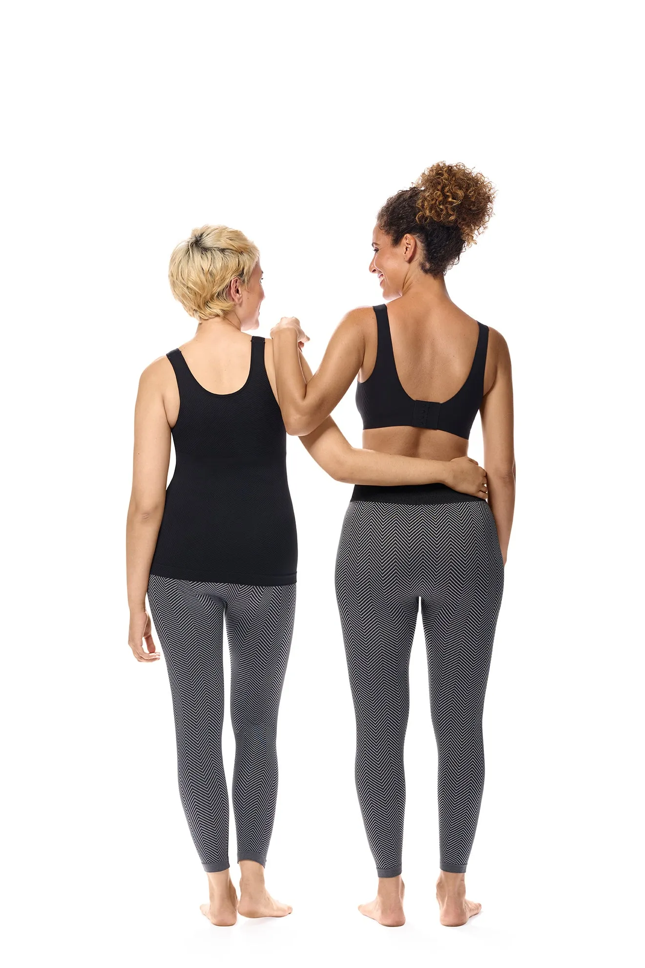 Amoena Liane Lymphoedema Leggings - Black/Grey