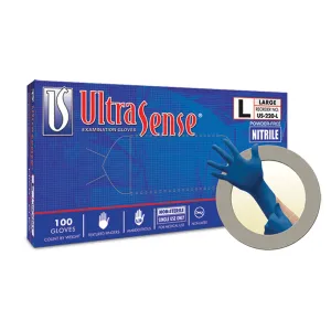 Ansell Microflex Ultrasense Powder-Free Nitrile Exam Gloves Glove Exam Nitrile Ultrasensepf Lg 100/Bx 10Bx/Cs