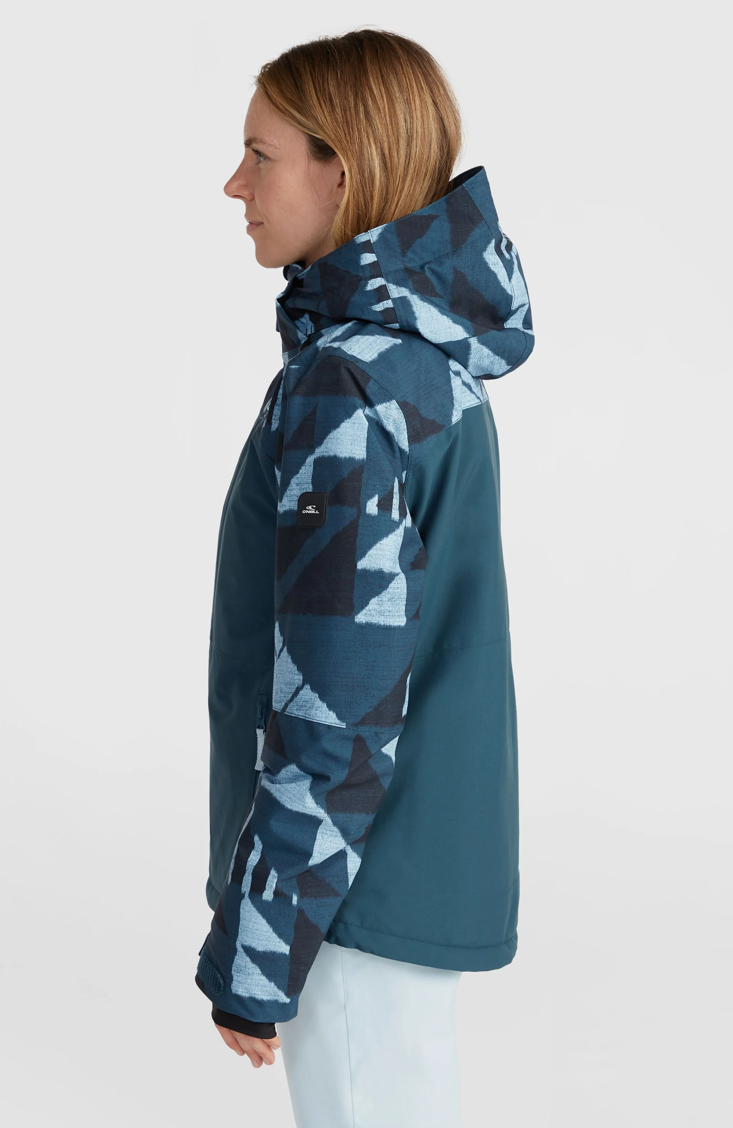 Aplite Plus Snow Jacket | Blue Triangle Ikat