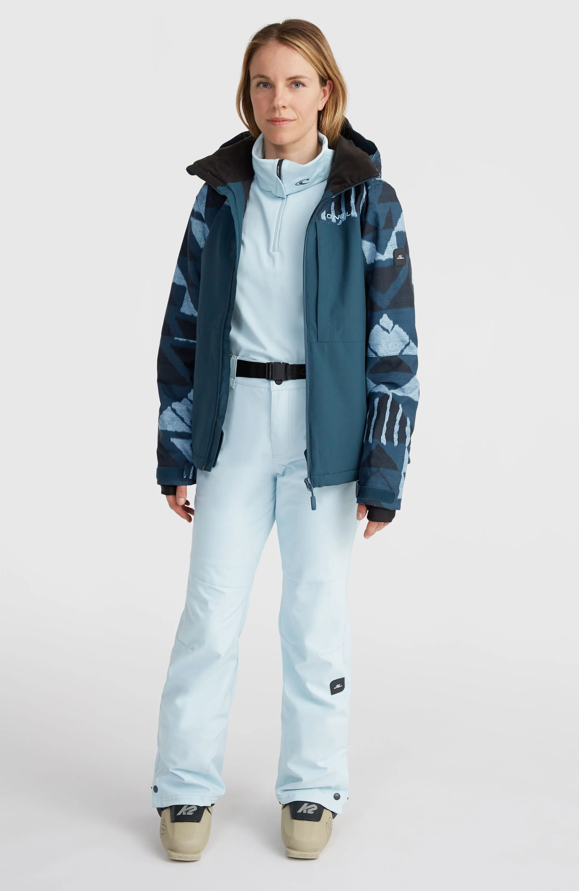 Aplite Plus Snow Jacket | Blue Triangle Ikat