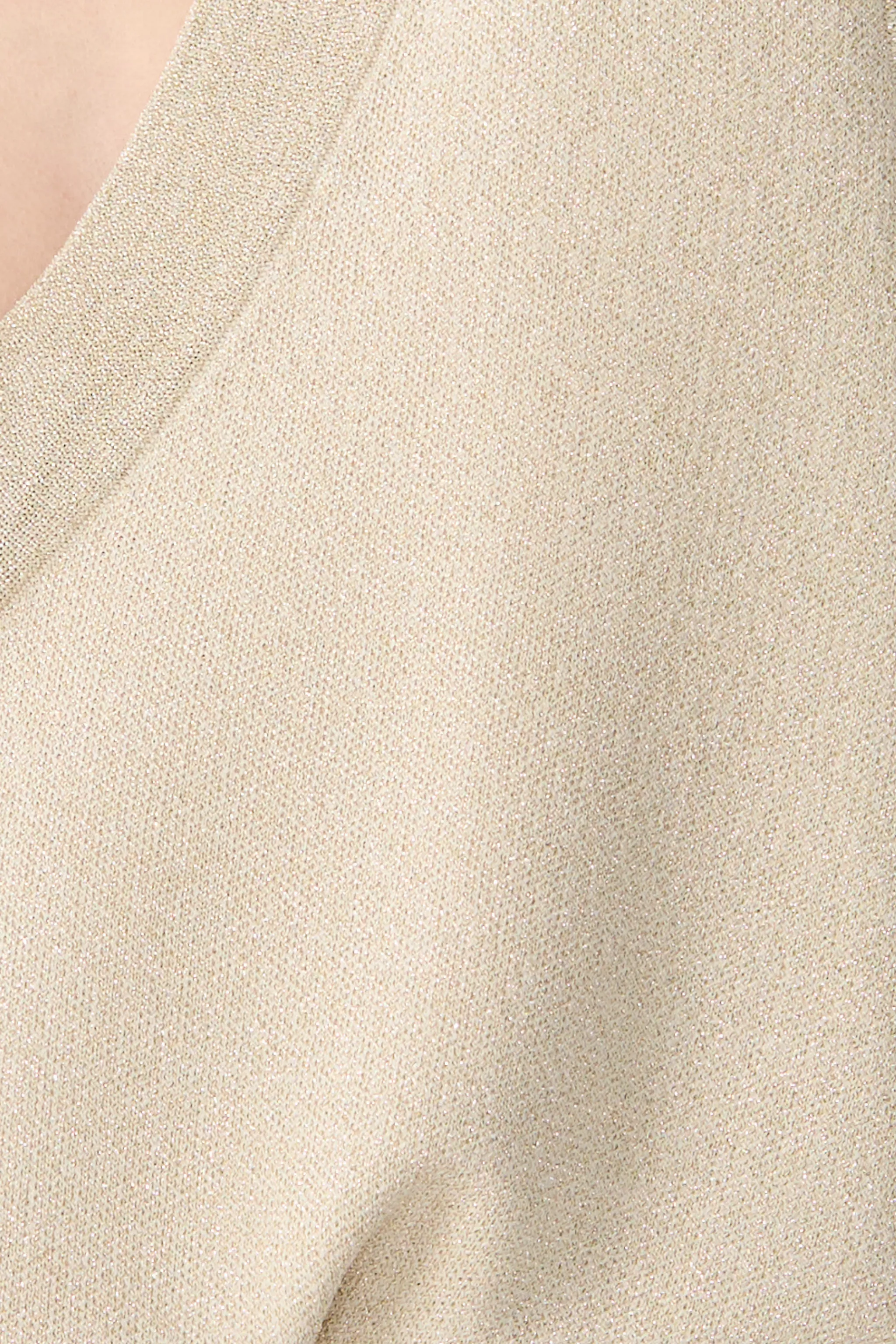 Aspen Lurex Cardigan - Gold