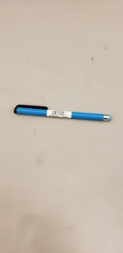 Atomic Micro Slim Blue Stylus for Smart Phone/Tablet w/Rubber Tip & Pocket Clip