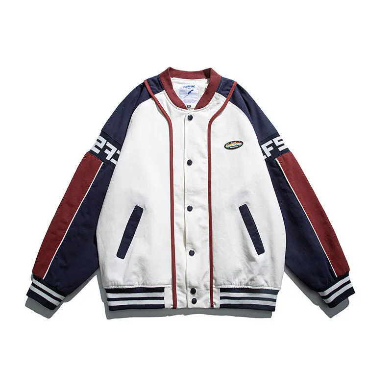 Baggy Jacket Baseball Jacket Spring and Autumn Loose Jacket