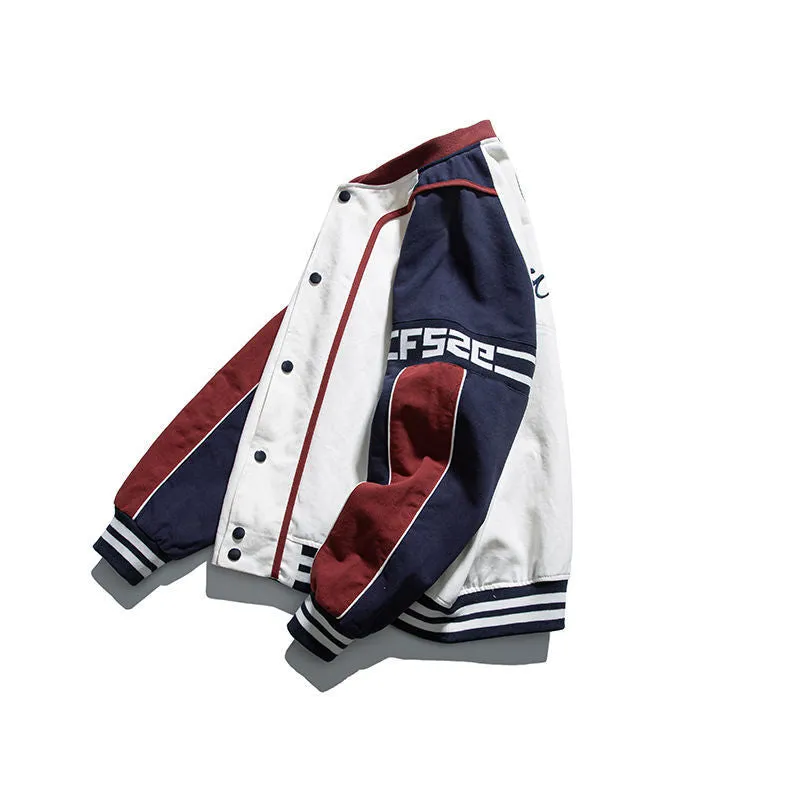 Baggy Jacket Baseball Jacket Spring and Autumn Loose Jacket