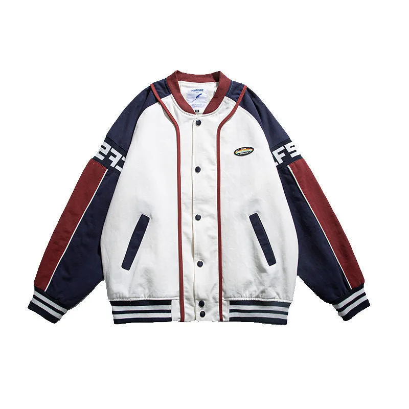 Baggy Jacket Baseball Jacket Spring and Autumn Loose Jacket