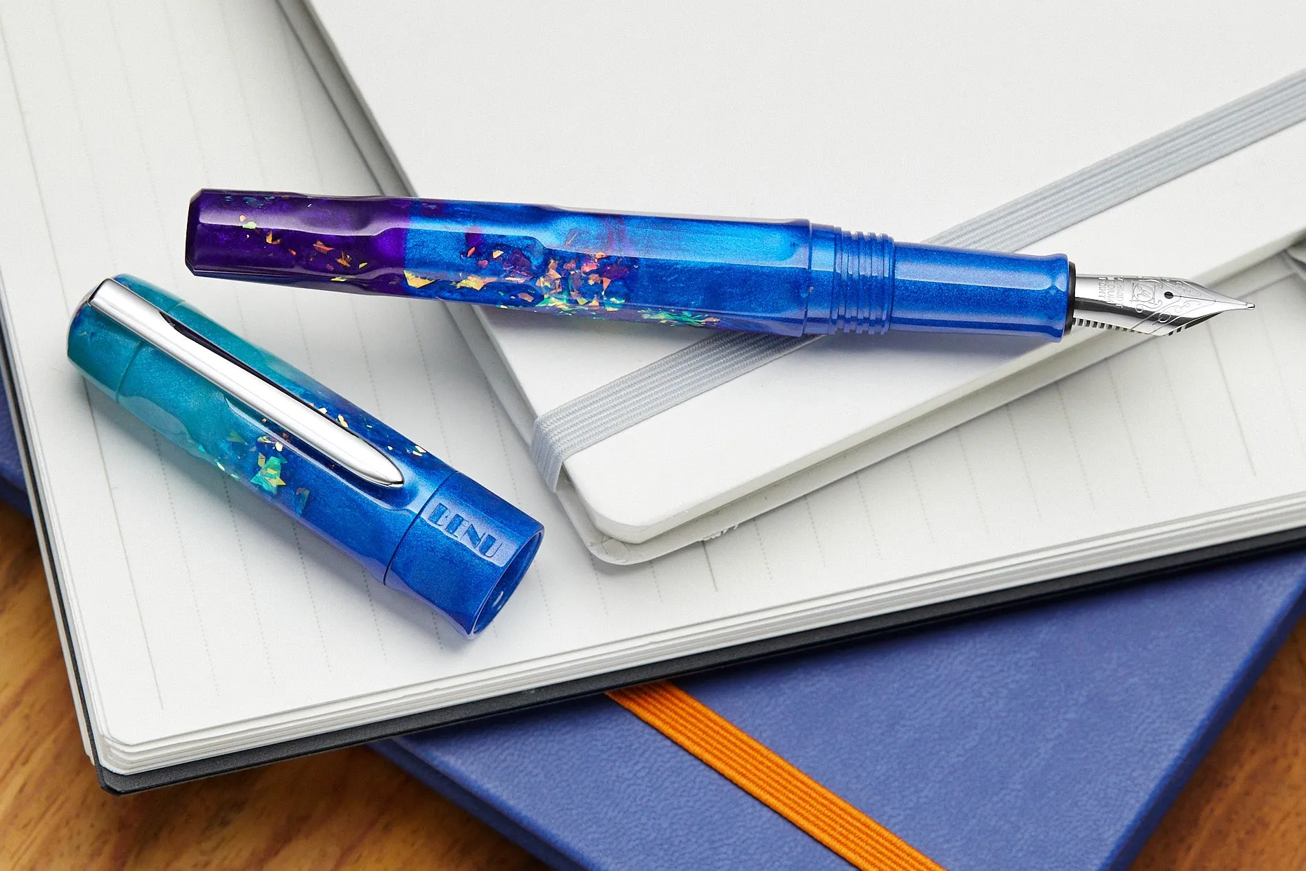 BENU Talisman Fountain Pen - Peacock Ore