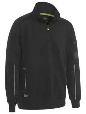 Bisley Work Fleece 1/4 Zip Pullover With Sherpa Lining BK6924