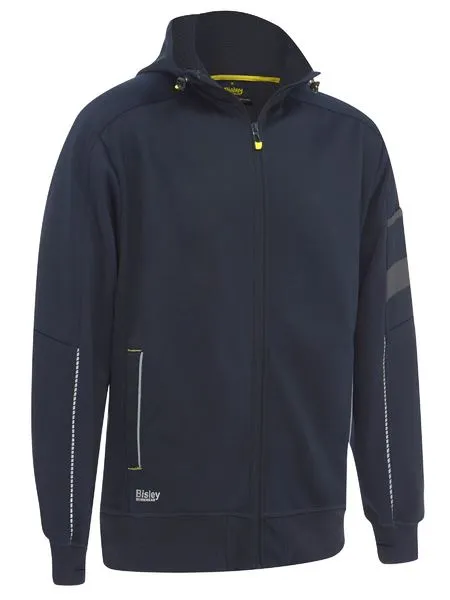 Bisley Zip-front Work Fleece Hoodie (BK6925)