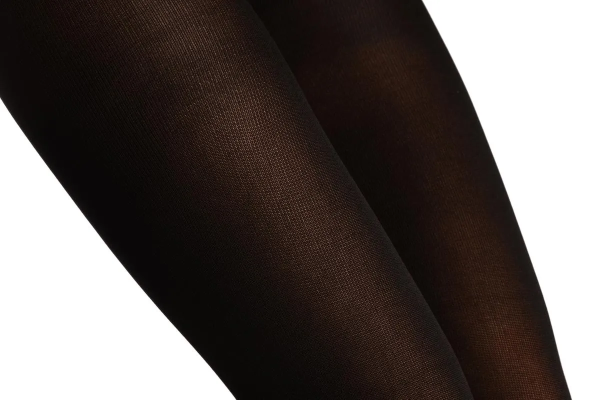 Black 120 Denier (Winter) Footless Tights