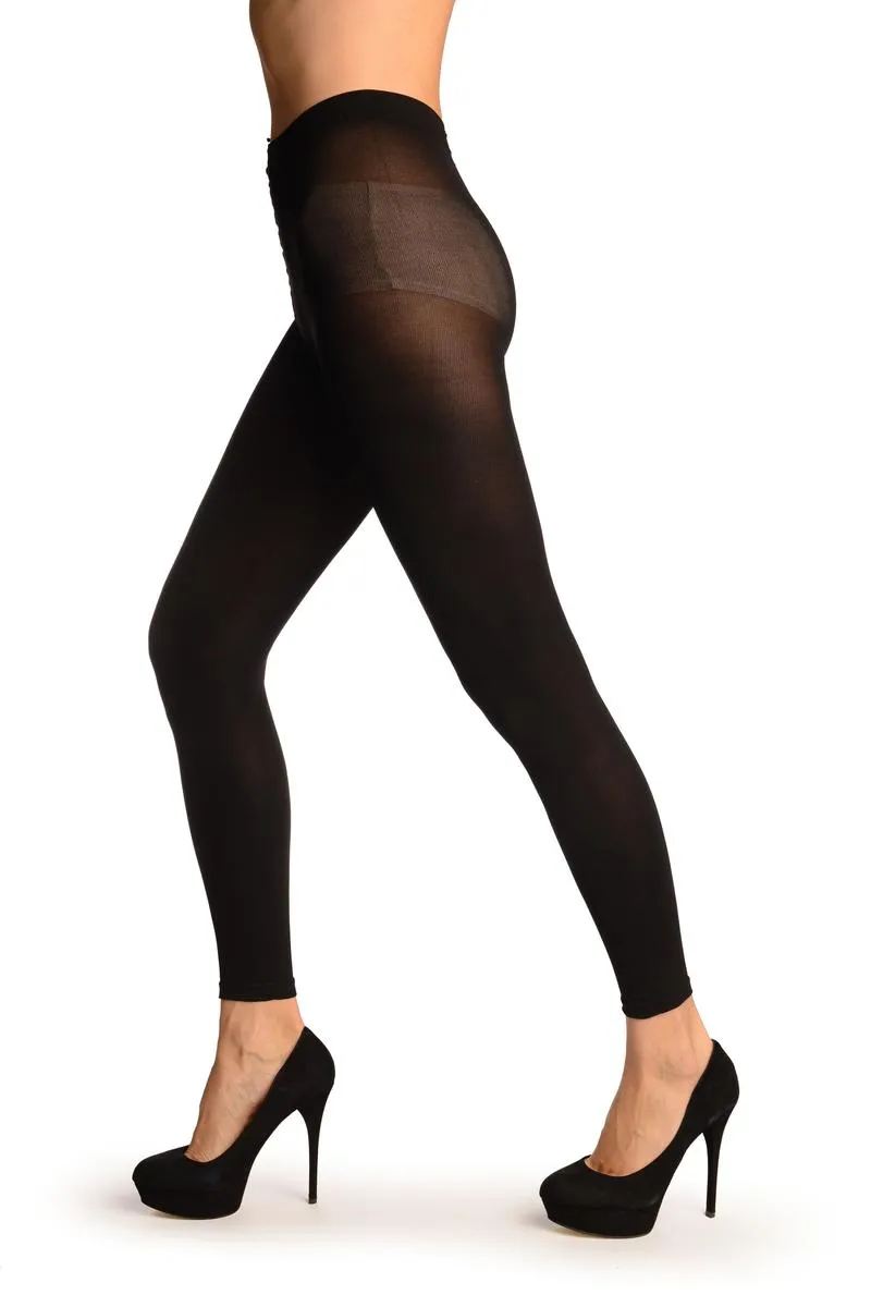 Black 120 Denier (Winter) Footless Tights