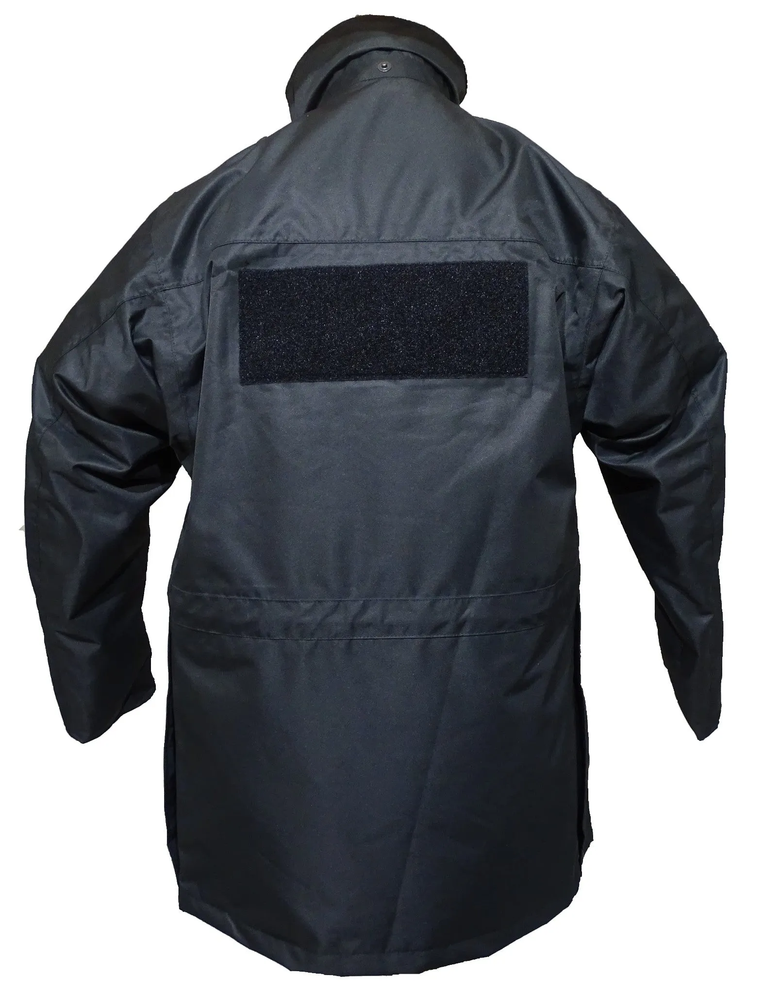 Black 3/4 Length Lightweight Waterproof Rain Coat BPC03B