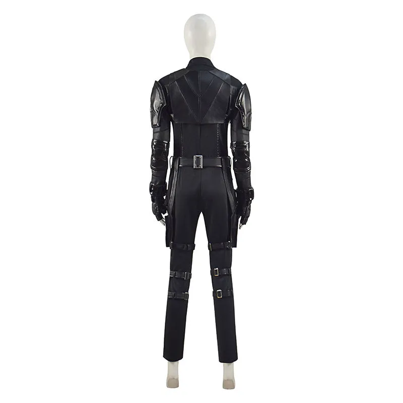 Black Widow Cosplay Yelena Belova Costume Black Vest Component Bodysuit Halloween Outfit