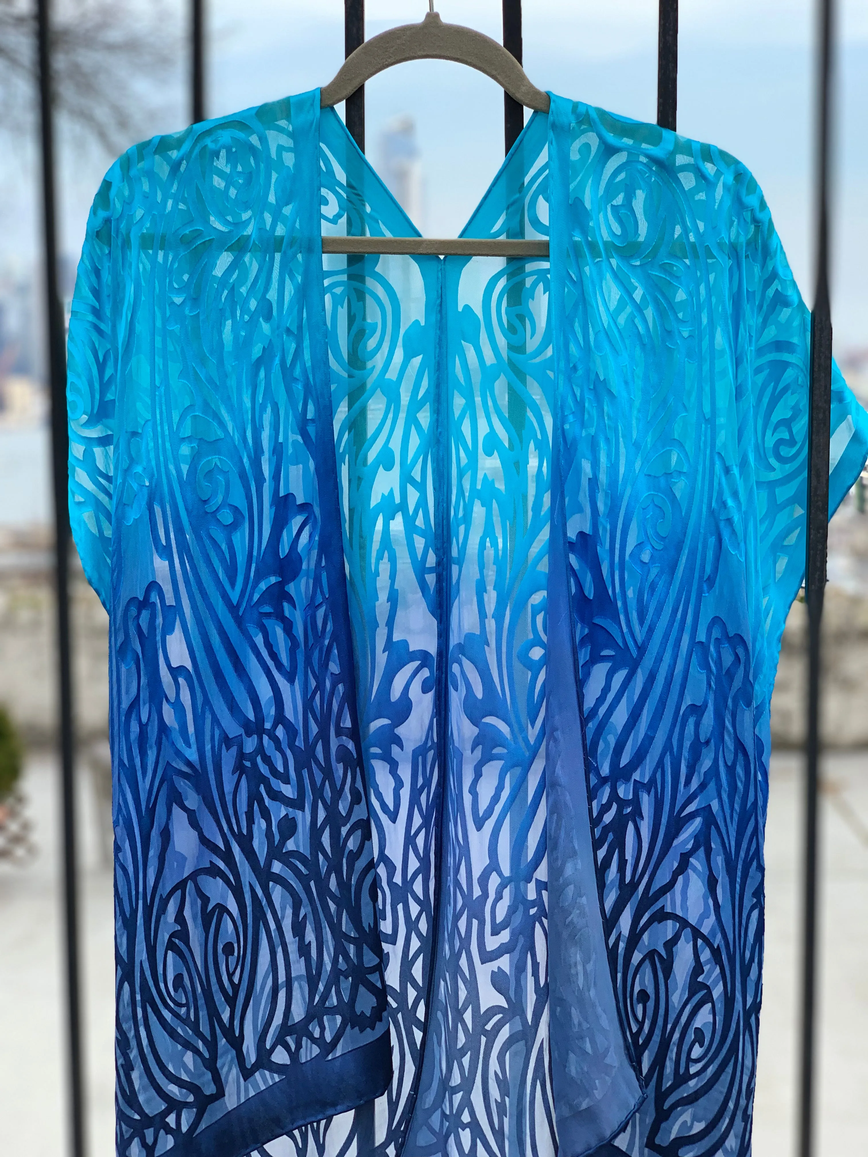 Blue Morpho Kimono