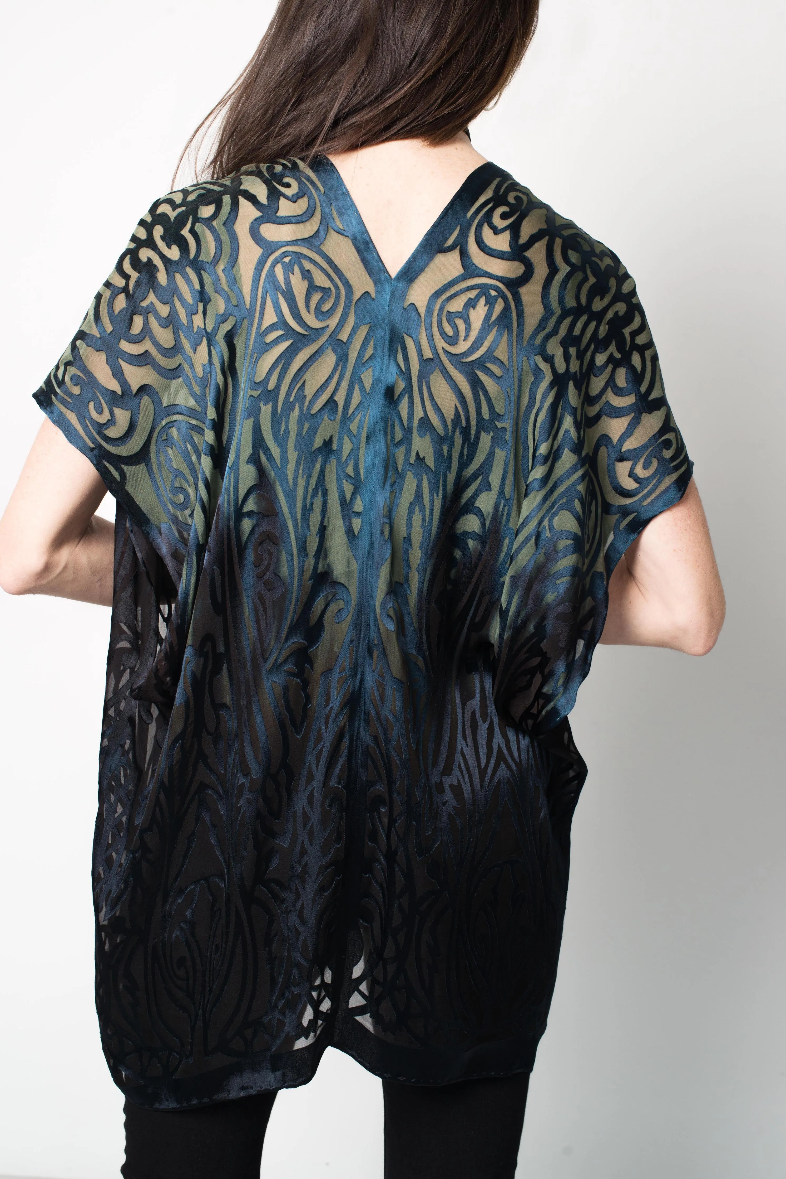 Blue Morpho Kimono