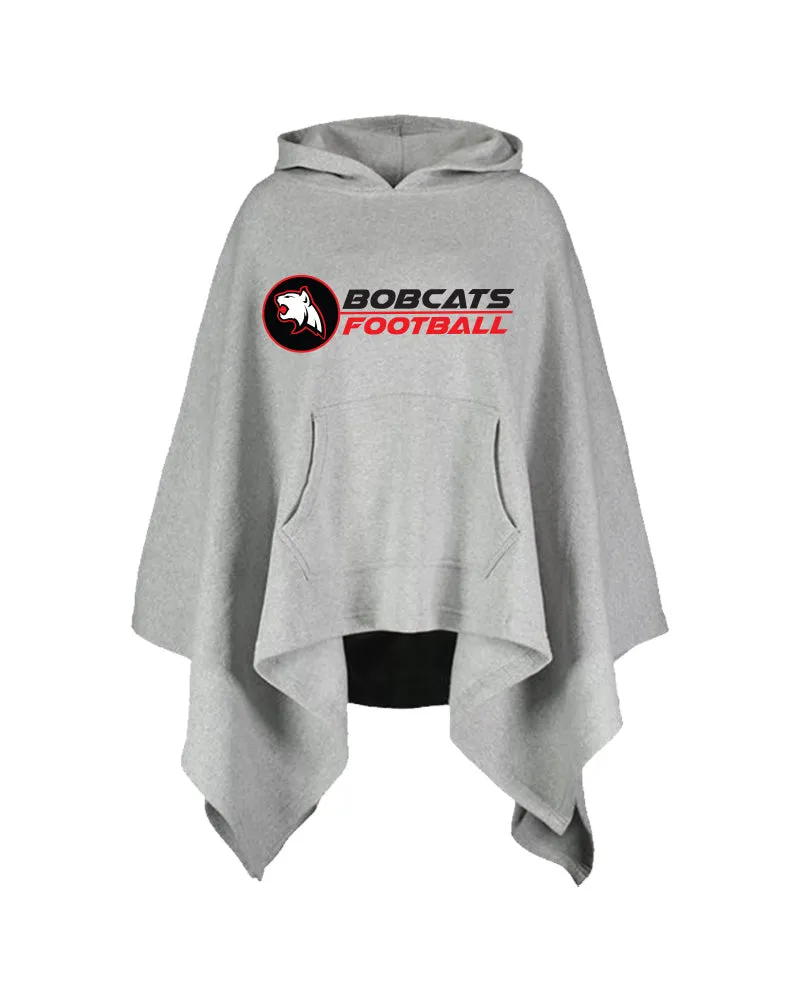 Bobcats Football Touchdown Poncho