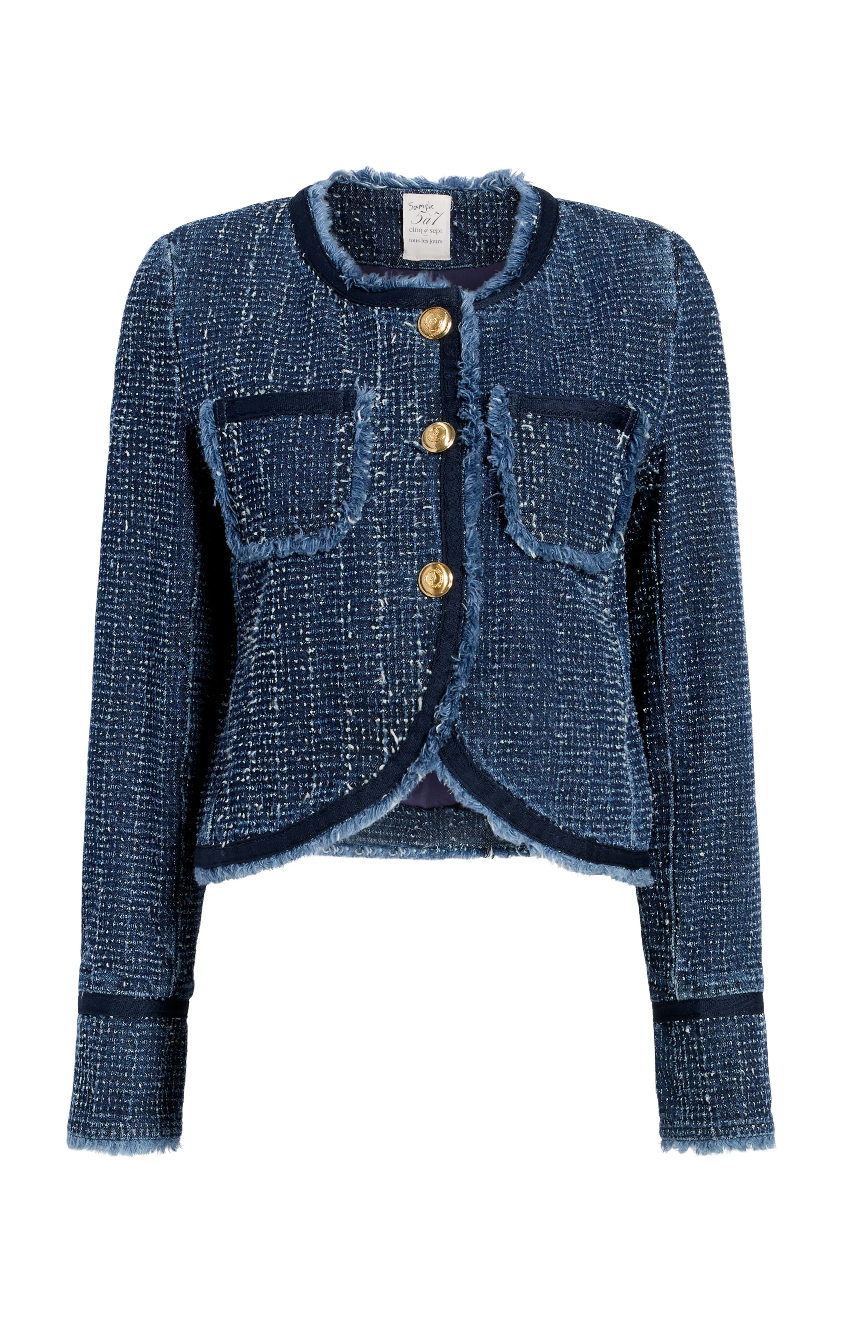 Boucle Denim Zanda Jacket