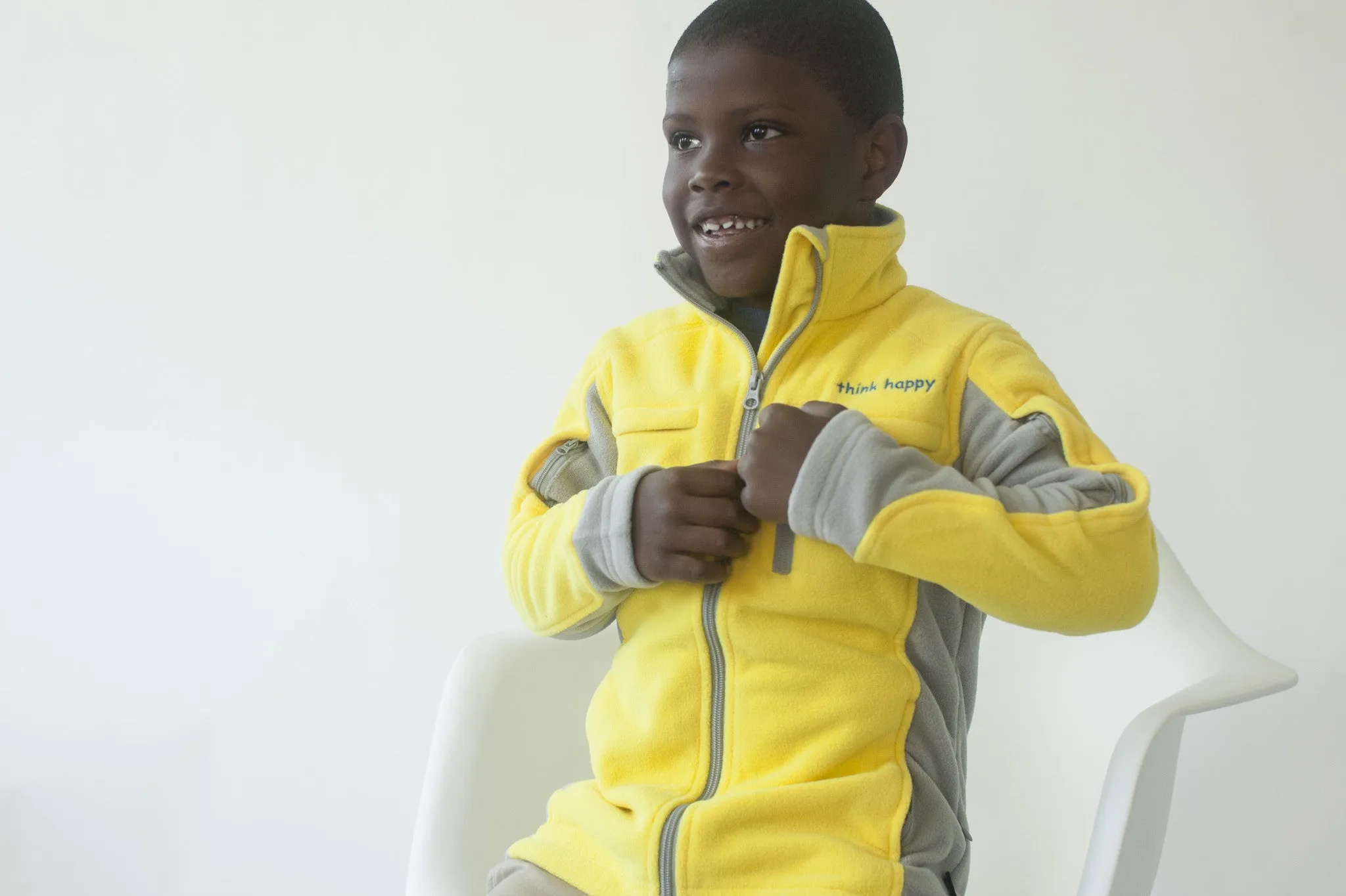 Boys' Fleece Jacket - Yellow