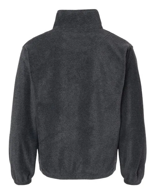 Burnside Polar Fleece Quarter-Zip Pullover