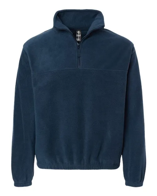 Burnside Polar Fleece Quarter-Zip Pullover