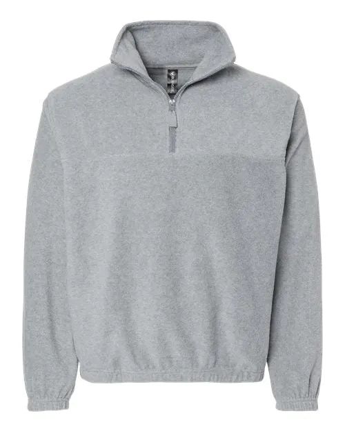 Burnside Polar Fleece Quarter-Zip Pullover