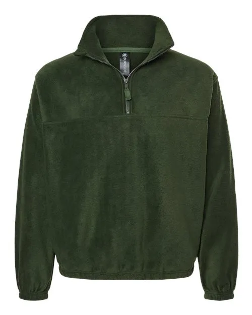 Burnside Polar Fleece Quarter-Zip Pullover