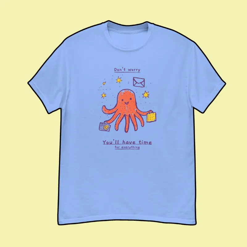 Busy Octopus Tee Juggling Life with a Smile