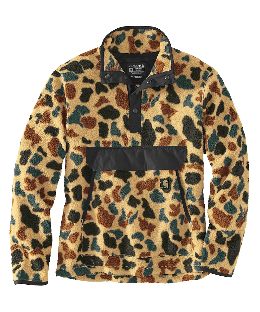 Carhartt Men's Fleece Pullover Jacket - 1972 Duck Camo