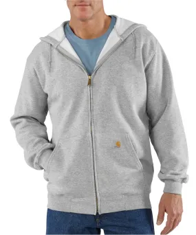 Carhartt Men’s Midweight Zipper Hooded Sweatshirt - Heather Grey