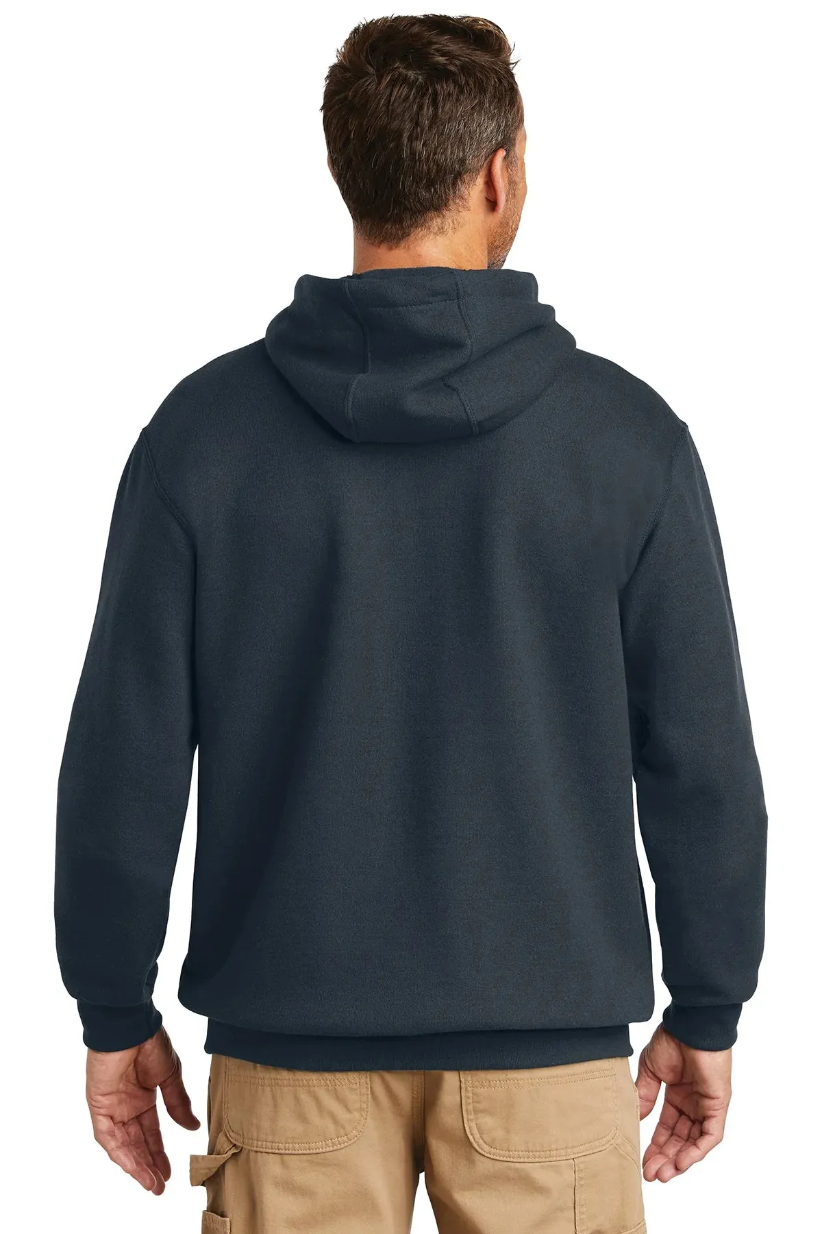 Carhartt Midweight Branded Hoodies, New Navy