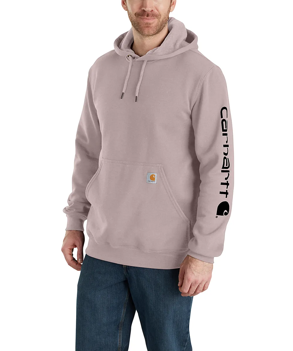 Carhartt Midweight Logo Hooded Sweatshirt - Mink