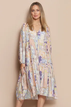 Carissa Dress - Dawn Floral Patchwork