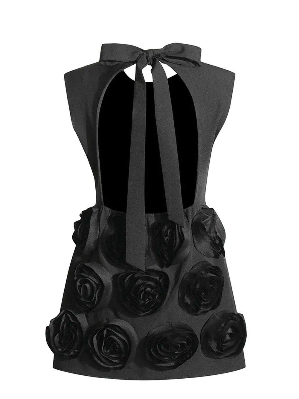 Caylyn Hollow Out Spliced Mini Dress