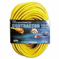 CCI 20588-0002 Vinyl Extension Cord, 50 ft, 1 Outlet (1 EA)