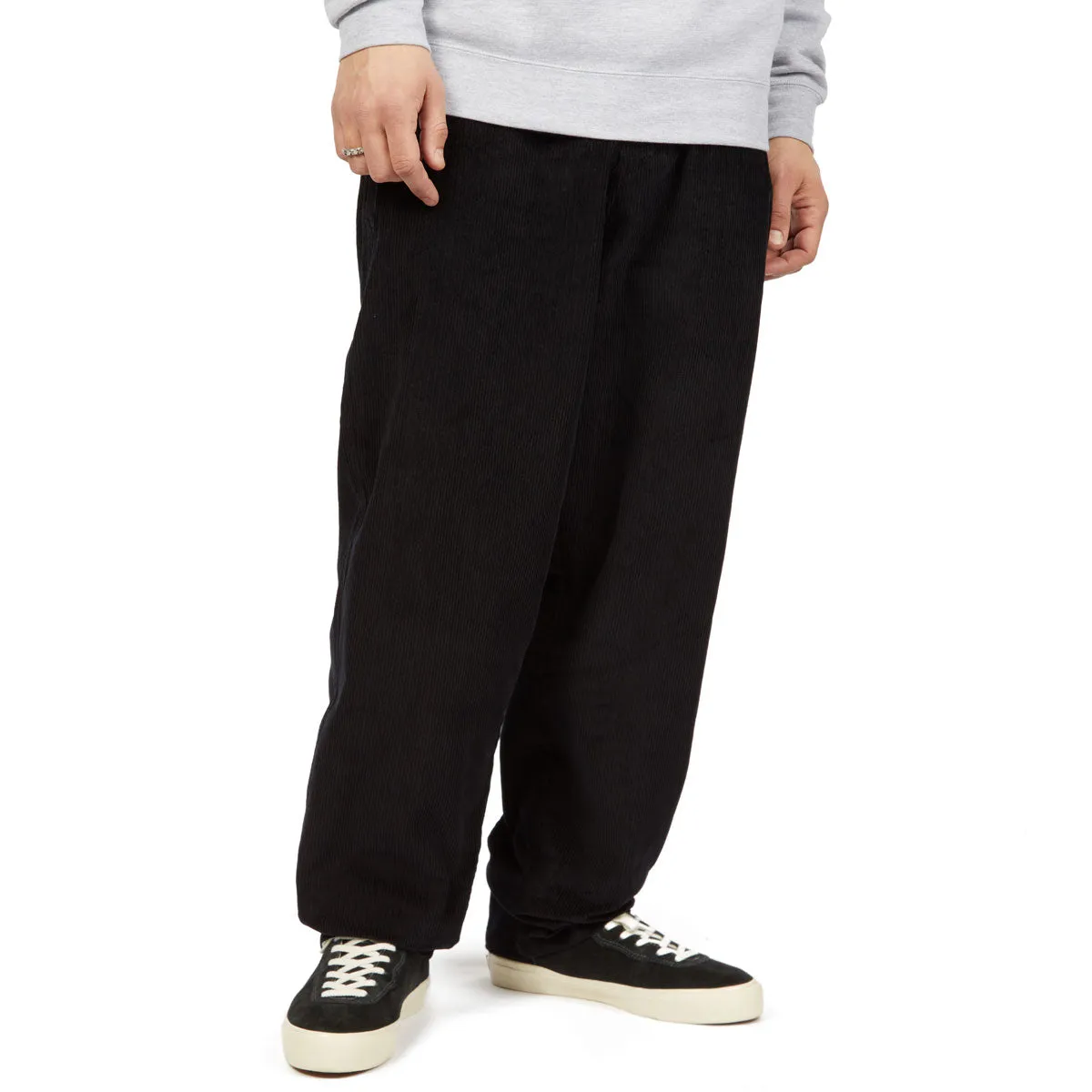 CCS Baggy Taper Corduroy Pants - Black