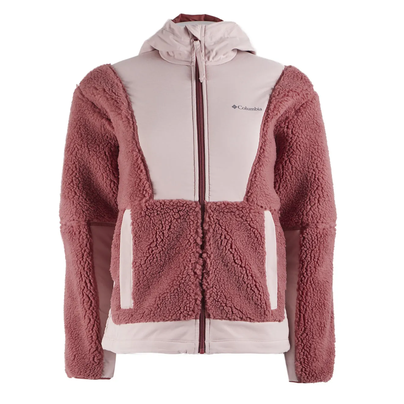 Columbia Womens Hakatai Full Zip Fleece Beetroot Dusty Pink