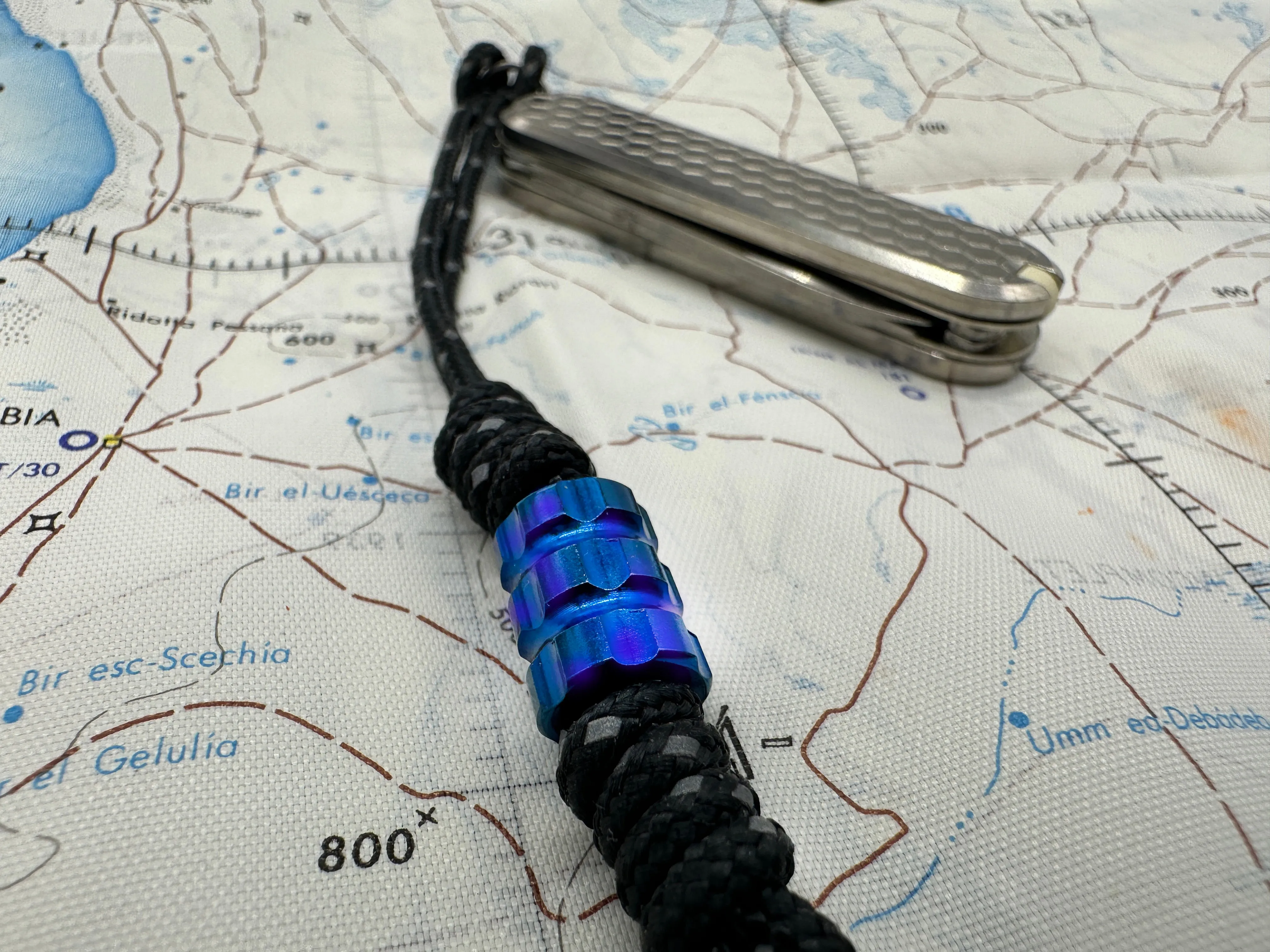 Combo Reflective Lanyard   DTF - Dynamic Titanium Fob