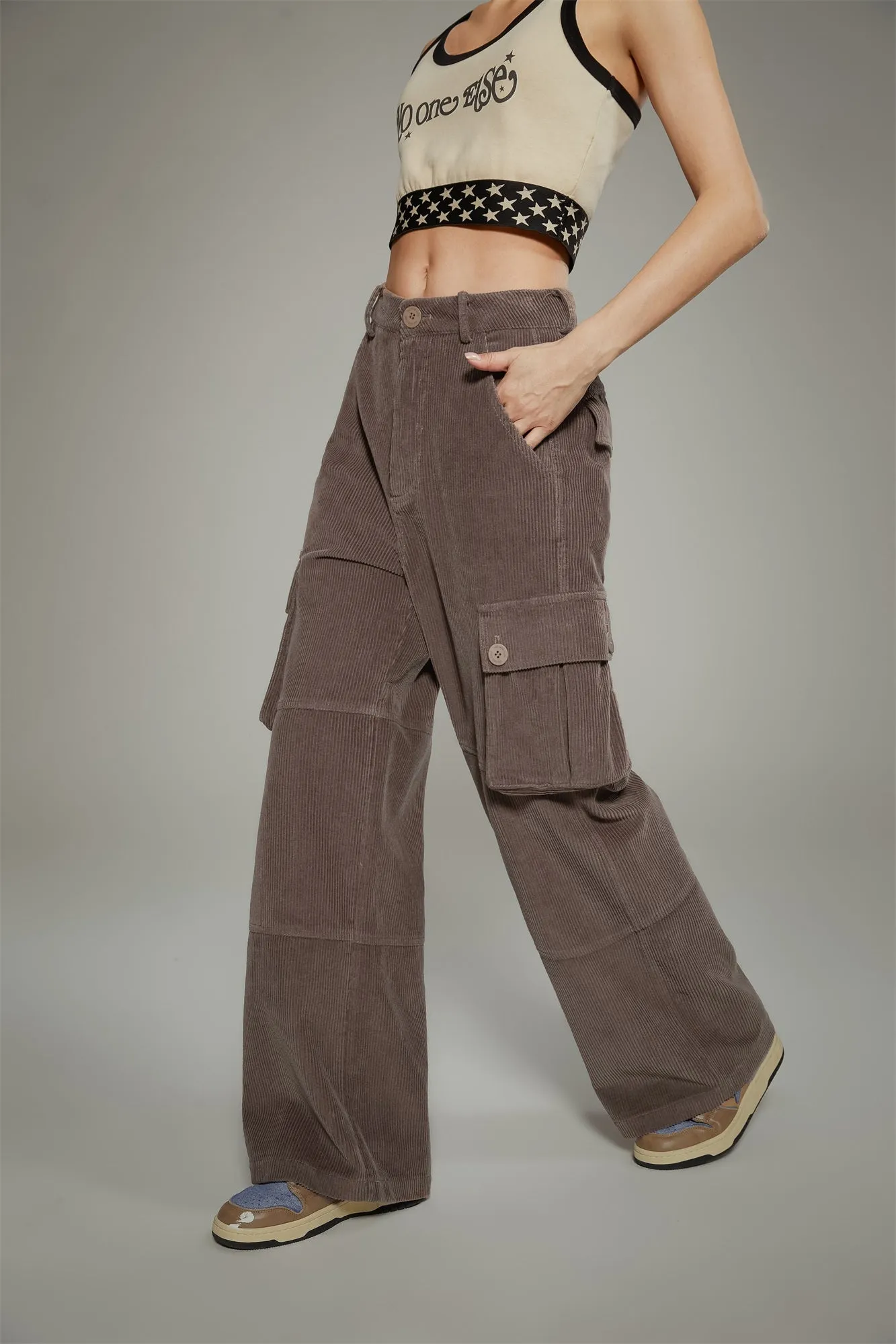 Corduroy Cargo Pants