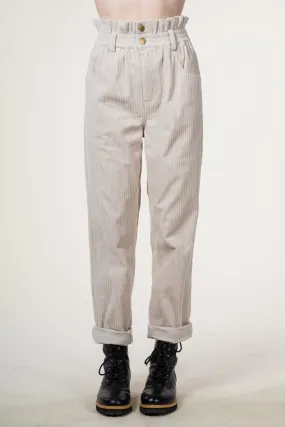 Cream Courduroy Pants